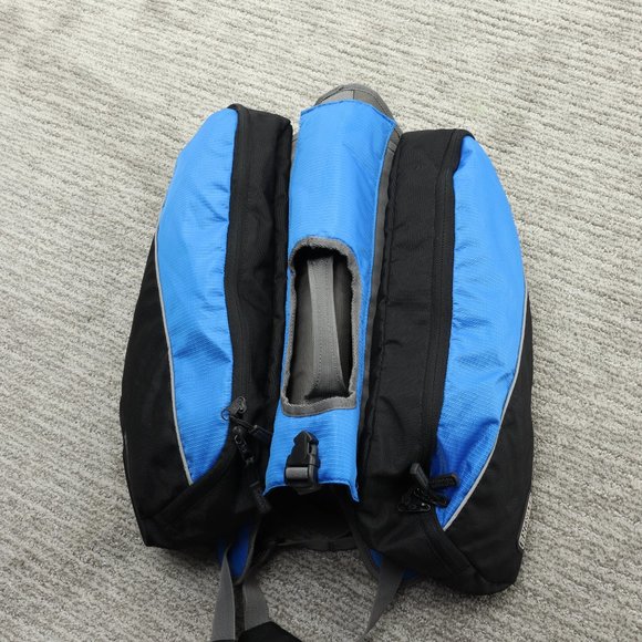 Outward Hound Doggy Backpack Daypack Hiking Medium/Large Blue/Black Like New - Picture 7 of 11